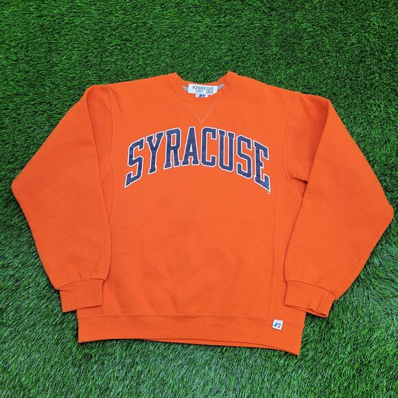 Vintage Y2K Syracuse University Sweatshirt Medium 21x24 Baggy - Picture 1 of 12